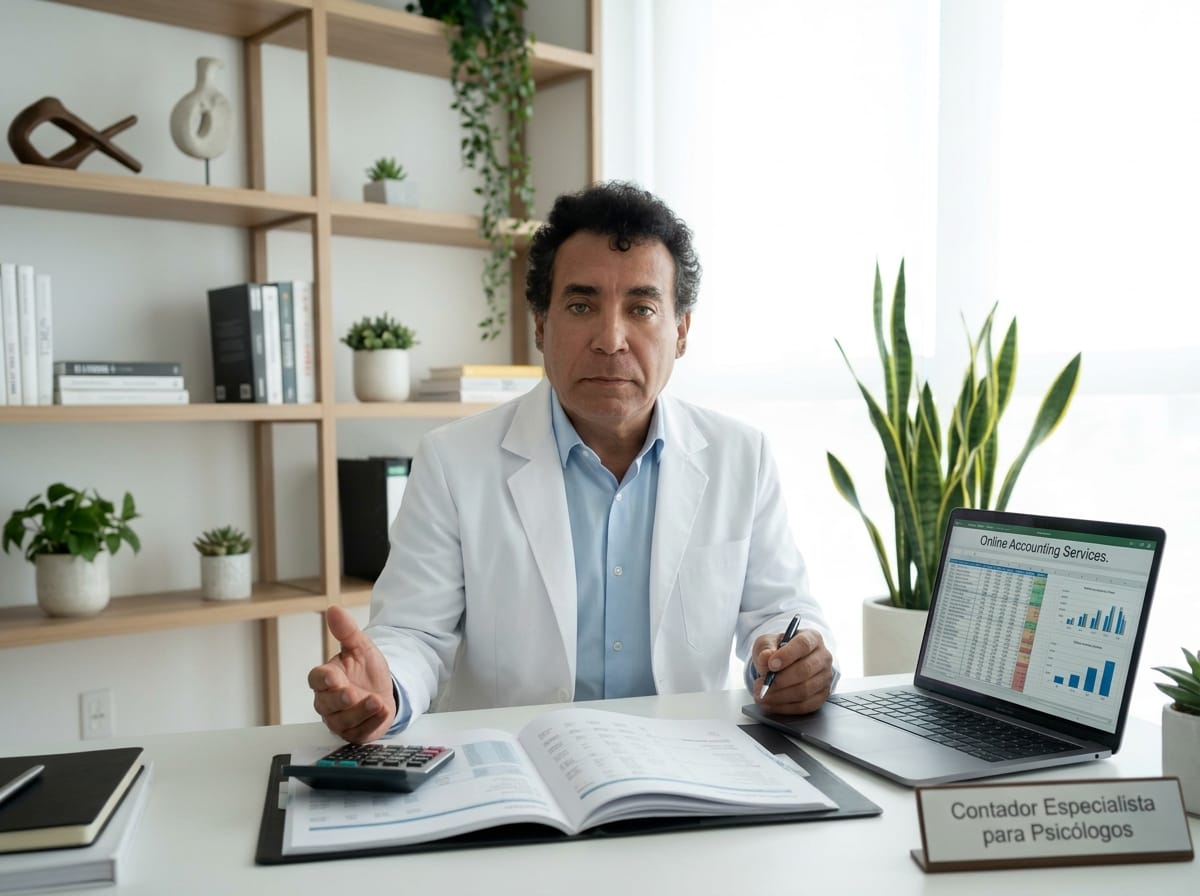 Contador Nazinho Santana, especialista em contabilidade para psicólogos, em atendimento online